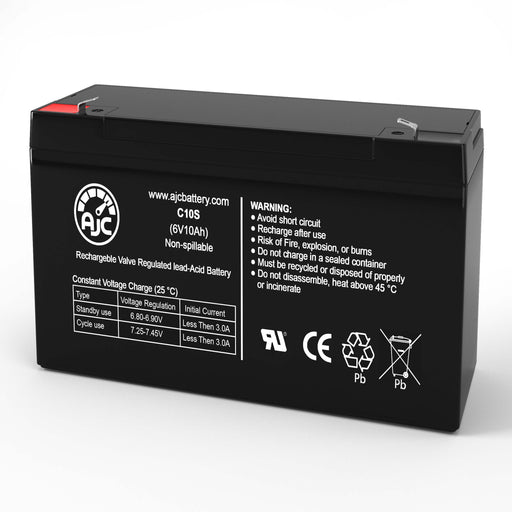 National Power GS026RWLP 6V 10Ah Notlicht Ersatz-Akku-1