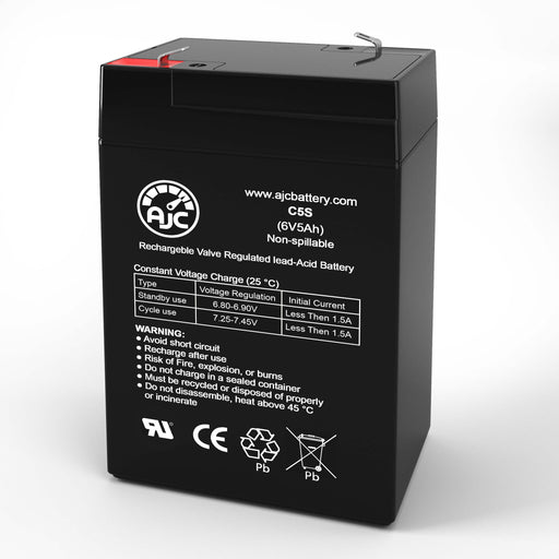 Battery Center BC-645 6V 5Ah Versiegelte Bleisäure Ersatz-Akku-1