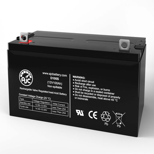 Universal Power Group UB121100 (D5751) 12V 100Ah Versiegelte Bleisäure Ersatz-Akku-1