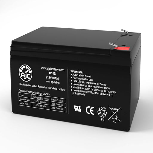 GS Battery PE12V12F2 12V 10Ah UPS/USV Ersatz-Akku-1