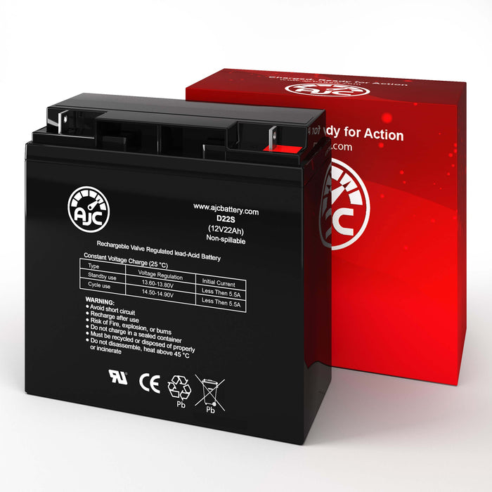 AJC Battery Brand Replacement for Johnson Controls GC12150 12V 22Ah Versiegelte Bleisäure Ersatz-Akku-2