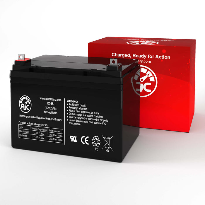 Electric Mobility Turnabout Stowaway Battery 12V 35Ah Rollstuhl Ersatz-Akku-2