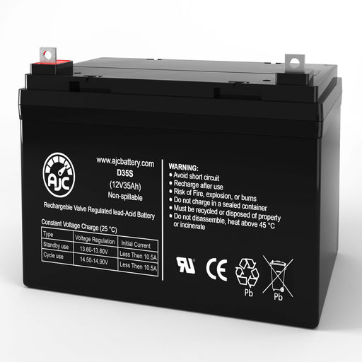 AJC Battery Brand Replacement for Werker SLAA12-33J 12V 35Ah UPS/USV Ersatz-Akku-1