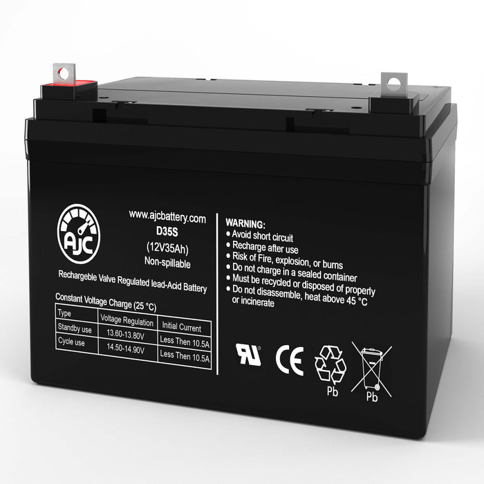 Electric Mobility Turnabout Stowaway Battery 12V 35Ah Rollstuhl Ersatz-Akku-1