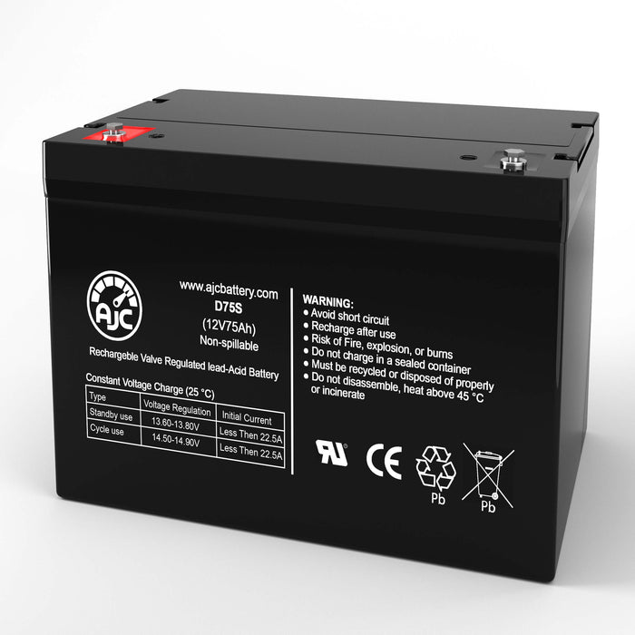 FirstPower LFP1270 12V 75Ah Versiegelte Bleisäure Ersatz-Akku-1