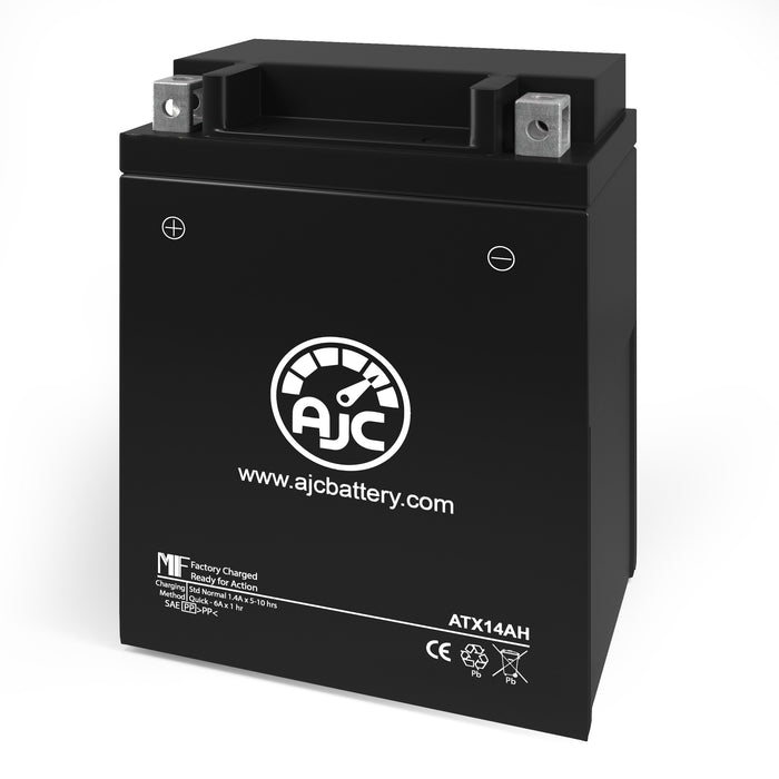 GS Battery GTX14AH-BS Powersports Ersatz-Akku-1